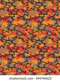 Fashionable camouflage pattern, vector illustration.Millatry print .Seamless vector wallpaper