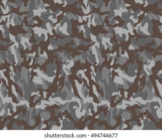 Fashionable camouflage pattern, vector illustration.Millatry print .Seamless vector wallpaper