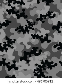 Fashionable camouflage pattern, vector illustration.Millatry print .Seamless vector wallpaper