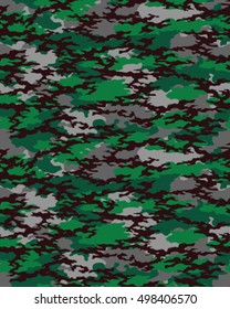 Fashionable camouflage pattern, vector illustration.Millatry print .Seamless vector wallpaper