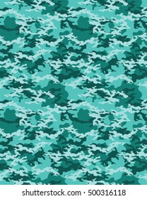 Fashionable camouflage pattern, vector illustration.Millatry print .Seamless vector wallpaper