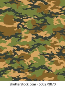 Fashionable camouflage pattern, vector illustration.Millatry print .Seamless vector wallpaper

