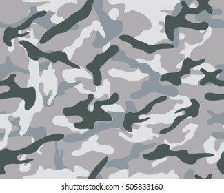 Fashionable camouflage pattern, vector illustration.Millatry print .Seamless vector wallpaper