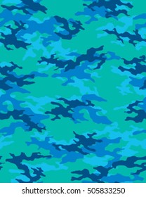 Fashionable camouflage pattern, vector illustration.Millatry print .Seamless vector wallpaper