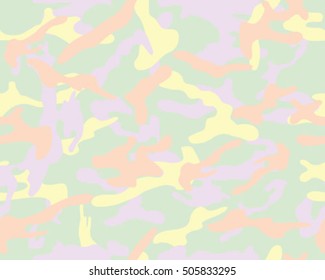 Fashionable camouflage pattern, vector illustration.Millatry print .Seamless vector wallpaper