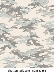Fashionable camouflage pattern, vector illustration.Millatry print .Seamless vector wallpaper