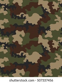 Fashionable camouflage pattern, vector illustration.Millatry print .Seamless vector wallpaper
