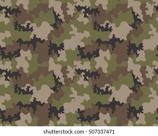 Fashionable camouflage pattern, vector illustration.Millatry print .Seamless vector wallpaper
