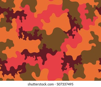 Fashionable camouflage pattern, vector illustration.Millatry print .Seamless vector wallpaper

