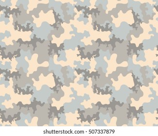 Fashionable camouflage pattern, vector illustration.Millatry print .Seamless vector wallpaper
