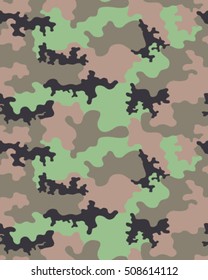 Fashionable camouflage pattern, vector illustration.Millatry print .Seamless vector wallpaper