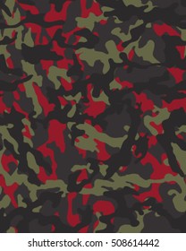 Fashionable camouflage pattern, vector illustration.Millatry print .Seamless vector wallpaper
