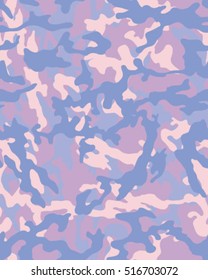 Fashionable camouflage pattern, vector illustration.Millatry print .Seamless vector wallpaper