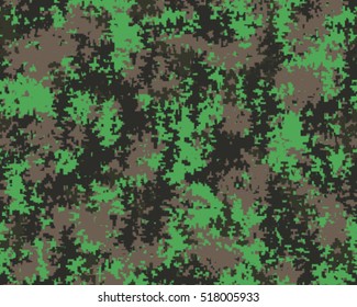 Fashionable camouflage pattern, vector illustration.Millatry print .Seamless vector wallpaper