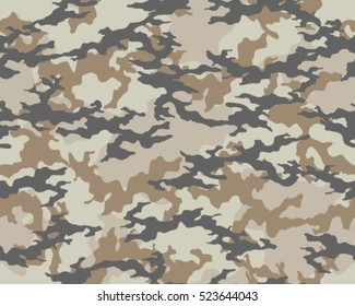 Fashionable camouflage pattern, vector illustration.Millatry print .Seamless vector wallpaper