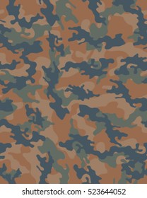 Fashionable camouflage pattern, vector illustration.Millatry print .Seamless vector wallpaper