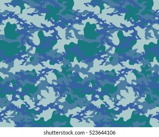 Fashionable camouflage pattern, vector illustration.Millatry print .Seamless vector wallpaper