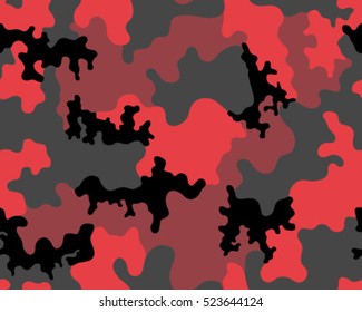 Fashionable camouflage pattern, vector illustration.Millatry print .Seamless vector wallpaper