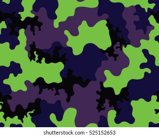Fashionable camouflage pattern, vector illustration.Millatry print .Seamless vector wallpaper