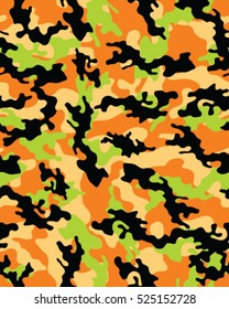 Fashionable camouflage pattern, vector illustration.Millatry print .Seamless vector wallpaper