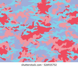 Fashionable camouflage pattern, vector illustration.Millatry print .Seamless vector wallpaper