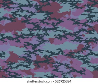 Fashionable camouflage pattern, vector illustration.Millatry print .Seamless vector wallpaper