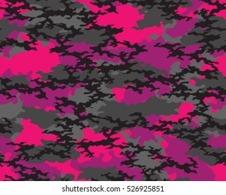 Fashionable camouflage pattern, vector illustration.Millatry print .Seamless vector wallpaper