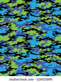 Fashionable camouflage pattern, vector illustration.Millatry print .Seamless vector wallpaper