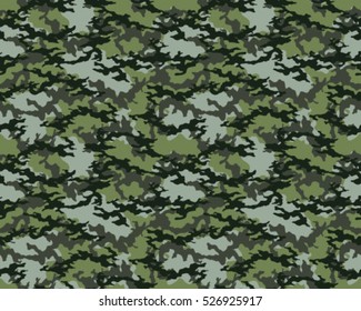 Fashionable camouflage pattern, vector illustration.Millatry print .Seamless vector wallpaper