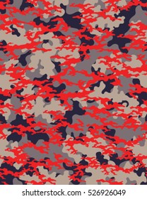 Fashionable camouflage pattern, vector illustration.Millatry print .Seamless vector wallpaper