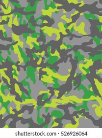Fashionable camouflage pattern, vector illustration.Millatry print .Seamless vector wallpaper