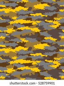 Fashionable camouflage pattern, vector illustration.Millatry print .Seamless vector wallpaper