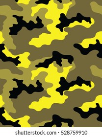 Fashionable camouflage pattern, vector illustration.Millatry print .Seamless vector wallpaper