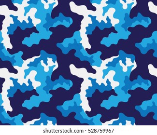 Fashionable camouflage pattern, vector illustration.Millatry print .Seamless vector wallpaper