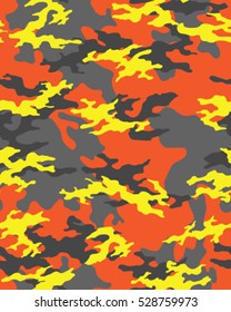 Fashionable camouflage pattern, vector illustration.Millatry print .Seamless vector wallpaper