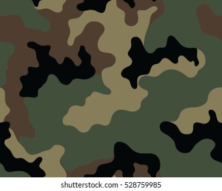 Fashionable camouflage pattern, vector illustration.Millatry print .Seamless vector wallpaper