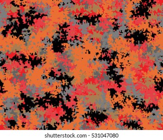 Fashionable camouflage pattern, vector illustration.Millatry print .Seamless vector wallpaper