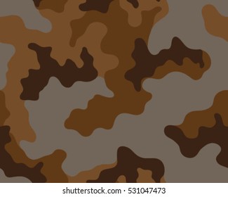 Fashionable camouflage pattern, vector illustration.Millatry print .Seamless vector wallpaper
