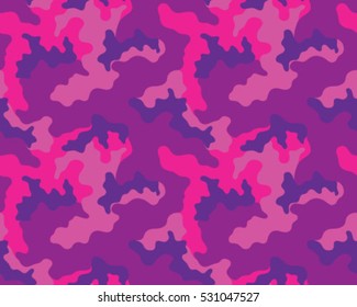Fashionable camouflage pattern, vector illustration.Millatry print .Seamless vector wallpaper