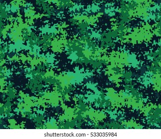 Fashionable camouflage pattern, vector illustration.Millatry print .Seamless vector wallpaper