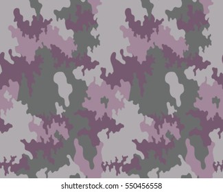 Fashionable camouflage pattern, vector illustration.Millatry print .Seamless vector wallpaper