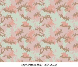 Fashionable camouflage pattern, vector illustration.Millatry print .Seamless vector wallpaper