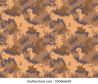 Fashionable camouflage pattern, vector illustration.Millatry print .Seamless vector wallpaper