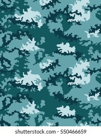 Fashionable camouflage pattern, vector illustration.Millatry print .Seamless vector wallpaper