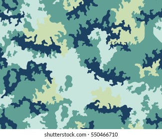 Fashionable camouflage pattern, vector illustration.Millatry print .Seamless vector wallpaper