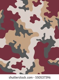 Fashionable camouflage pattern, vector illustration.Millatry print .Seamless vector wallpaper
