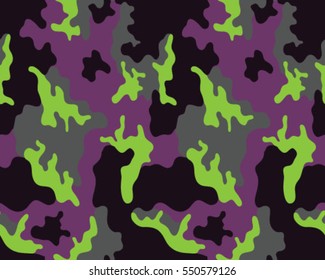 Fashionable camouflage pattern, vector illustration.Millatry print .Seamless vector wallpaper