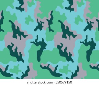 Fashionable camouflage pattern, vector illustration.Millatry print .Seamless vector wallpaper