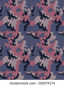 Fashionable camouflage pattern, vector illustration.Millatry print .Seamless vector wallpaper