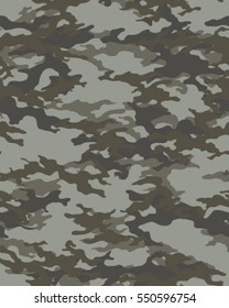 Fashionable camouflage pattern, vector illustration.Millatry print .Seamless vector wallpaper